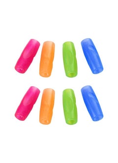 silvercnc 20pcs Child Gripper Silicone Pen Holder Covers Writing Aid Gripper Trainer Finger Grip Posture Correction Tool for Kids Preschoolers School Supplies