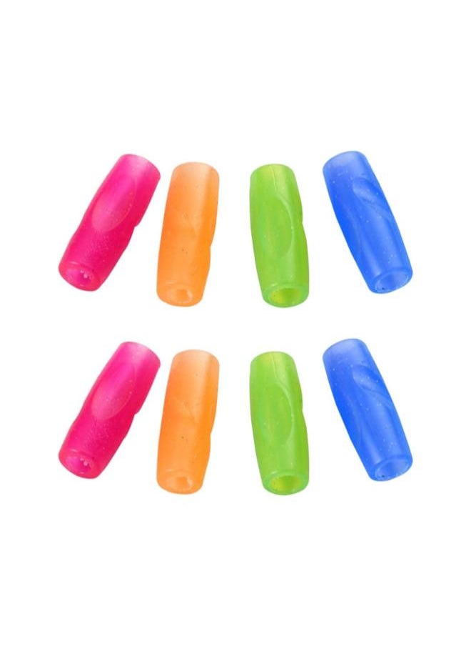silvercnc - silvercnc 20pcs Child Gripper Silicone Pen Holder Covers Writing Aid Gripper Trainer Finger Grip Posture Correction Tool for Kids Preschoolers School Supplies - Image 1