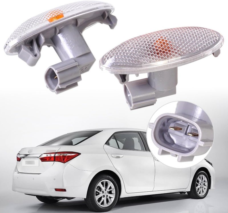 beler Amber Fender Side Marker Light for Toyota - Image 1