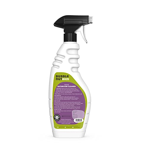 BubbleNut Wash Bathroom Cleaner Spray- Natural, Organic, Remover of Lime scale & Hard water stain on Tiles, Taps, Shower, Faucet, Shiner and Limescale descaler (500 ml X 2) - Image 4