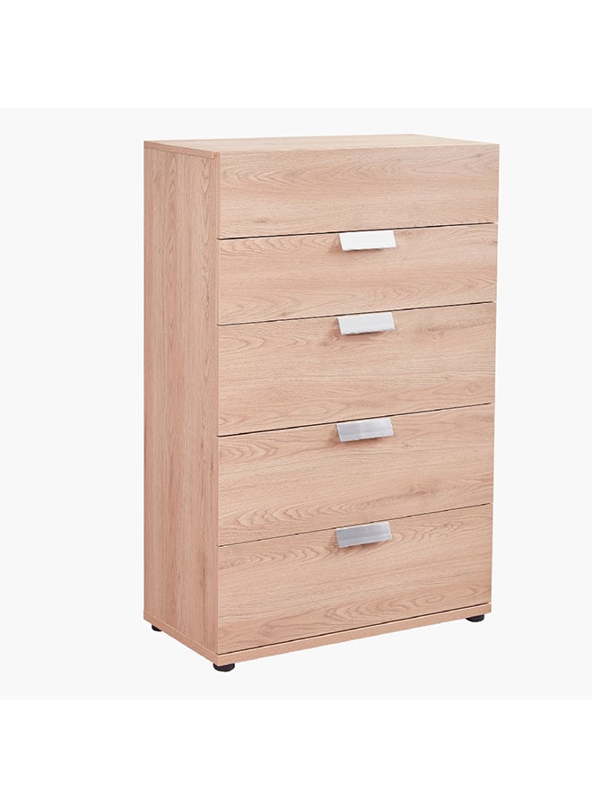 Home Box Edmonton Chest of 5-Drawers 78 x 123 x 39 cm  - Image 3
