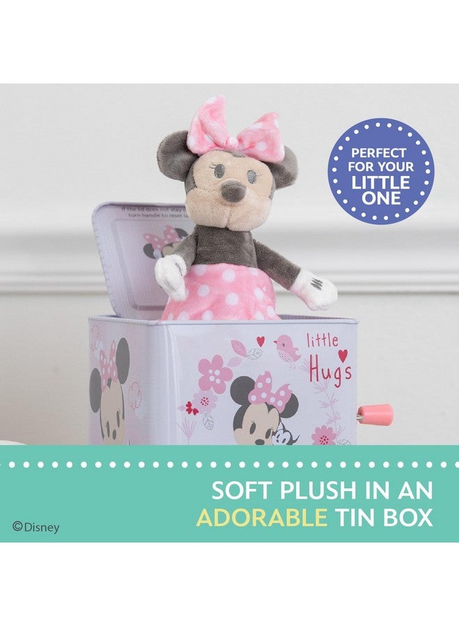 Kids Preferred Disney Baby Minnie Mouse Jack-in-The-Box - Musical Toy for Babies- Pink  - Image 3