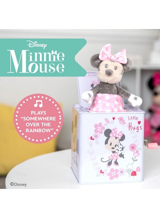 Kids Preferred Disney Baby Minnie Mouse Jack-in-The-Box - Musical Toy for Babies- Pink  - Image 2
