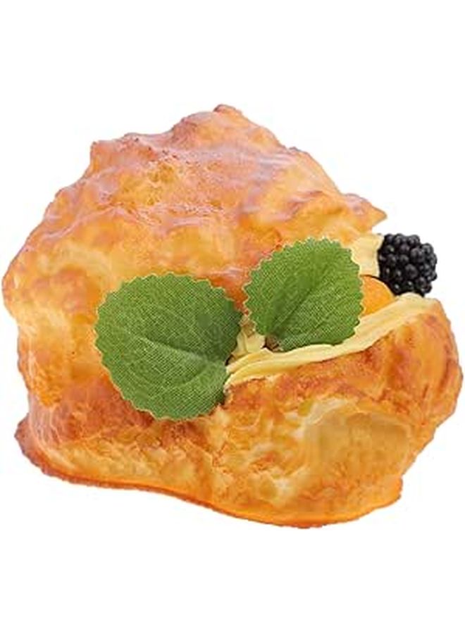 Realistic Fruit Puff Model Decorative Dessert Prop for Bakery Display Home Kitchen Photo - Image 1