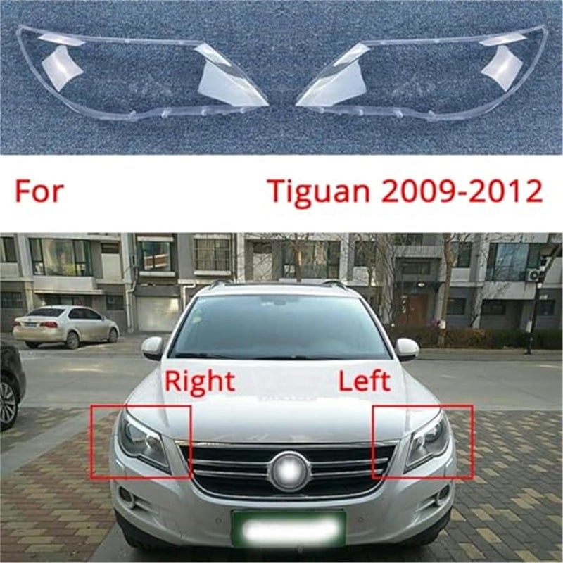 Vuzmode Headlight Cover Lens for Tiguan 2009-2012 - Image 4