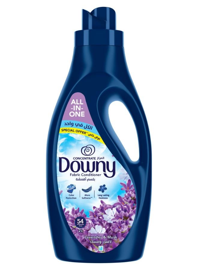 Downy Lavender And Musk Variant Fabric Conditioner For More Softness 2L - Image 1
