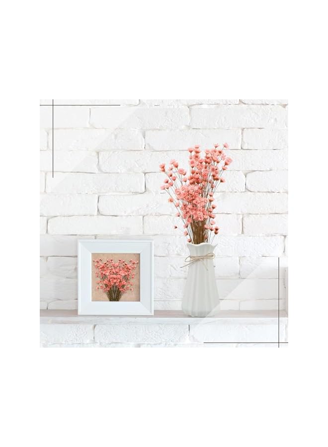 The Bros Natural Dry Flowers Brazilian Small Star Daisy Dried Flowers Dried Daisy Flowers Decorative Dried Flowers Mini Daisy Chamomile Bouquet for Wedding Floral Arrangements Decorations (Pink, 200 Pcs) - Image 5