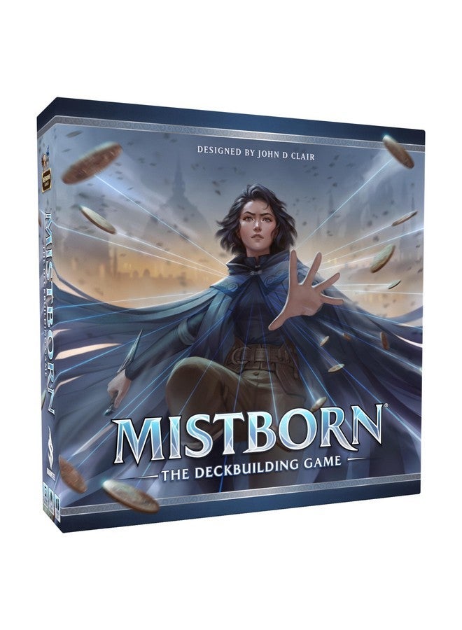 Brotherwise Games Mistborn Deckbuilding Game - Forge Alliances in Epic Metal-Burning Battles - Cooperative Card Game by Designer John - Immersive Strategic Gameplay - Image 1