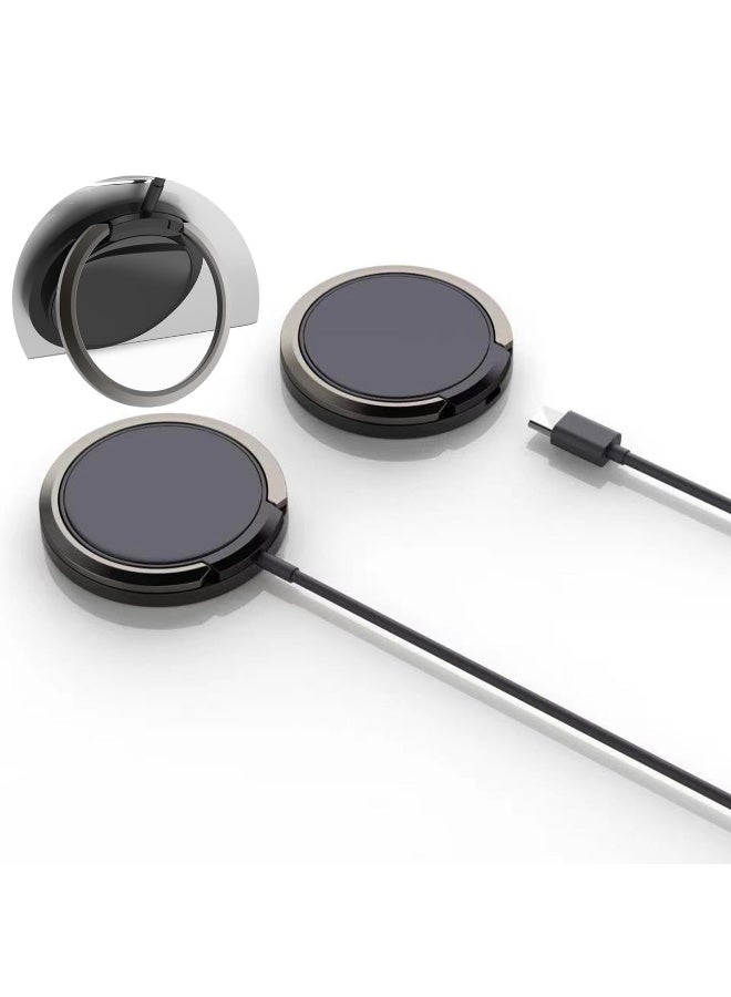 Youque 15W MagSafe Wireless Charger With Phone Holder for Apple iPhone Black - Image 1