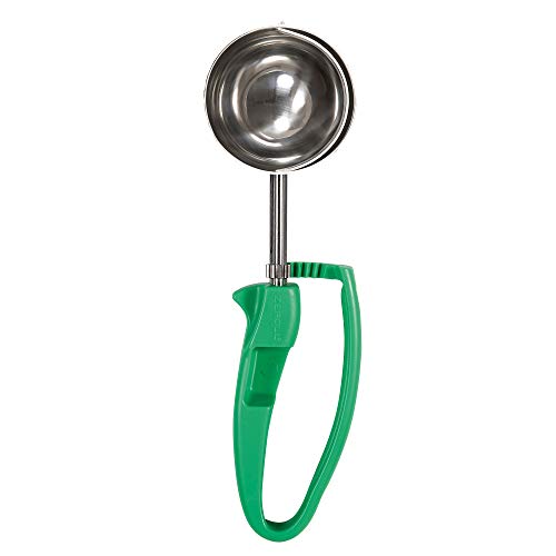 Zeroll 2012 Universal Standard Length EZ Disher Food Portion Control Scoop Designed for Right or Left Hand Use Dishwasher Safe NSF Approved, 2 1/2-Inch, Green - Image 4
