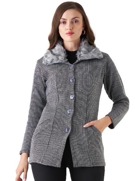 Pivl Women Grey Sweater for Winter - Image 1