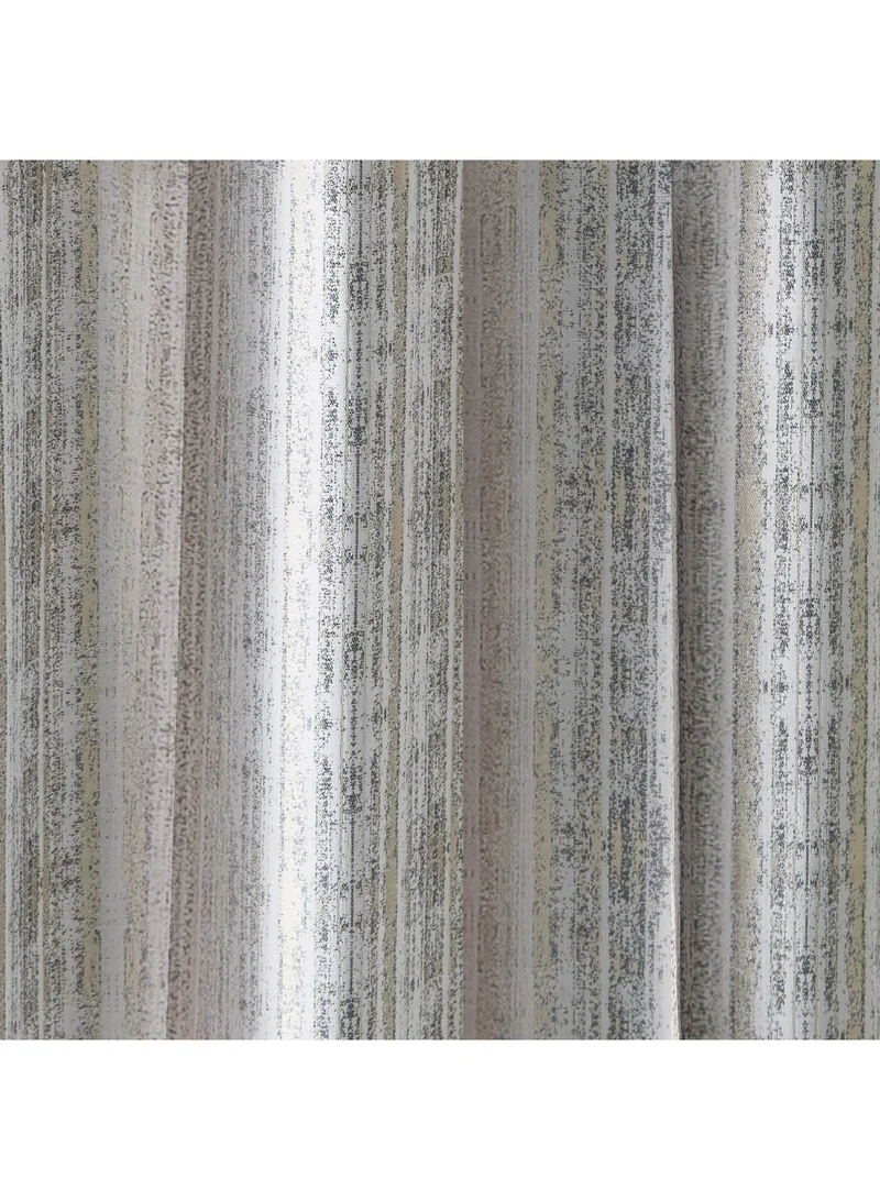 هوم بوكس طقم ستائر جاكار إيما كوردial قطعتين 280 × 135 سم
