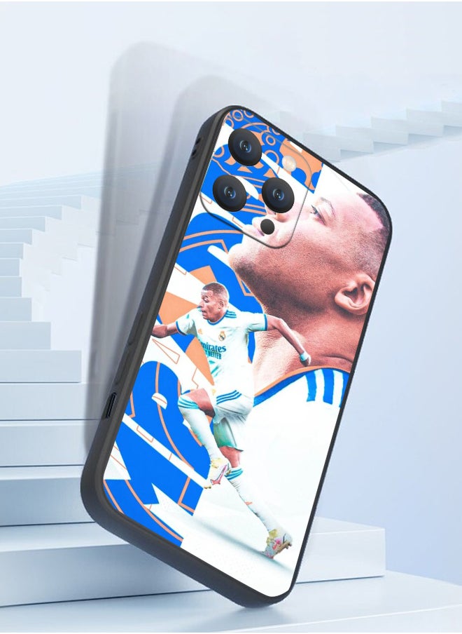 Generic - Protective Shockproof Case Cover For Apple iPhone 15 Pro Max Real Madrid Mbappe art design Drawing - Image 1