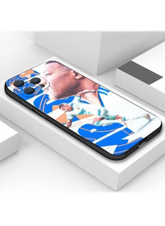 Protective Shockproof Case Cover For Apple iPhone 15 Pro Max Real Madrid Mbappe art design Drawing