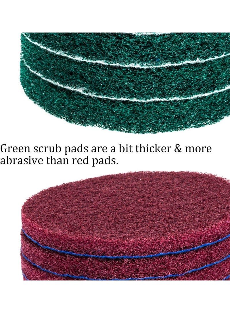 6-Pack Replacement Scrub Pads, Super Abrasive, Green (5 Inch) - Image 3