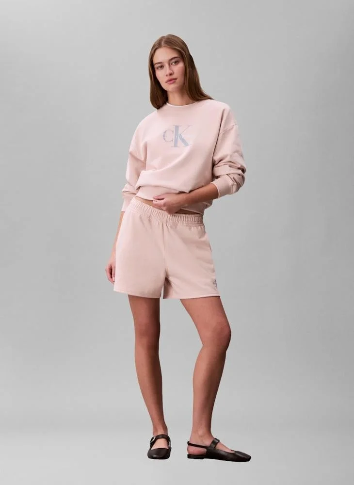 Calvin Klein Jeans  Monologo French Terry Sweatshirt for Women | Best Price UAE