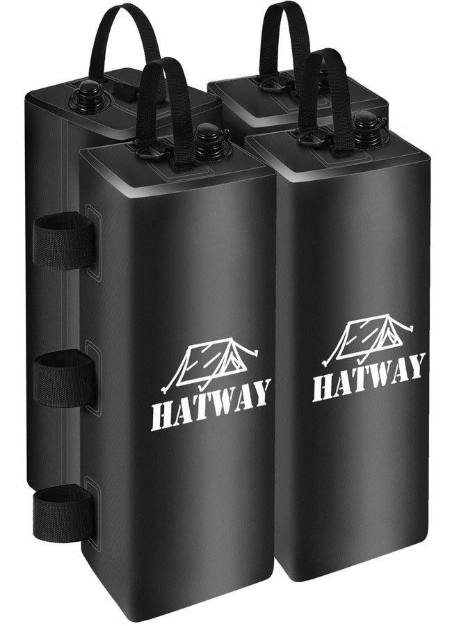 Hatway Canopy Weights,132 LBS Canopy Water Weight Bag Set of 4 Leg Weights for Pop Up Canopy,Gazebo,Canopies,Tent-4 * 15L-Black - Image 1