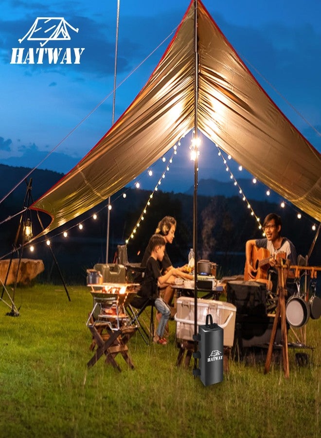 Hatway Canopy Weights,132 LBS Canopy Water Weight Bag Set of 4 Leg Weights for Pop Up Canopy,Gazebo,Canopies,Tent-4 * 15L-Black - Image 5