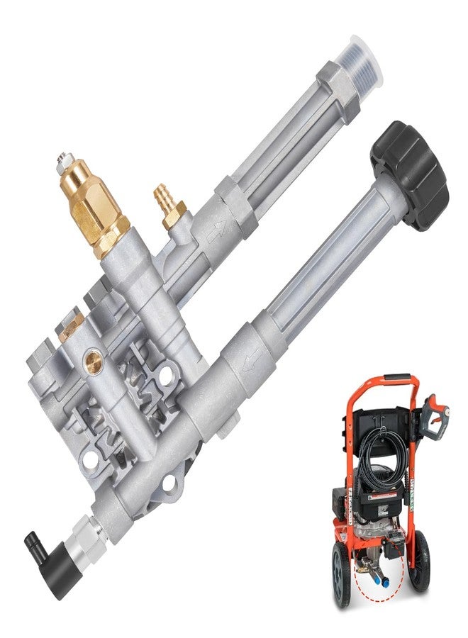 AUTOBABA Pressure Washer Pump Head Assy, Compatible with AR42940 AR Pump-SRMW2.2G26/ RMW2.2G24 Pump Head AR42518 AR43061 AR42940 Replacement Kit - Image 1