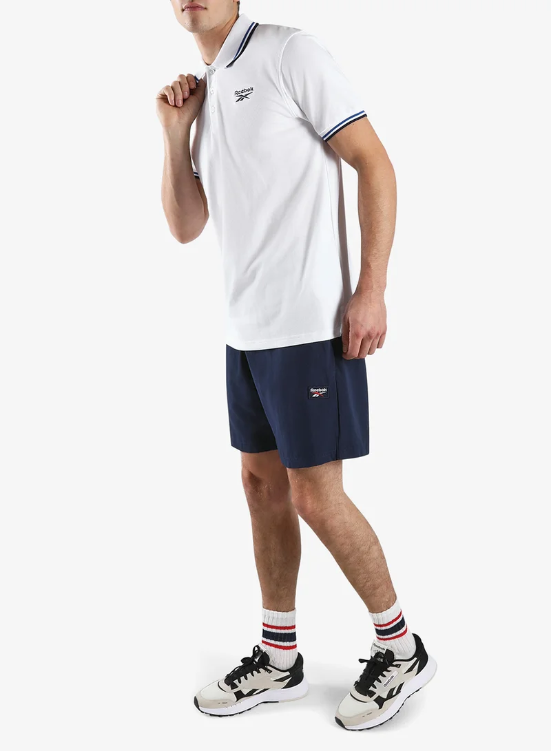 Reebok Id Striped Rib Polo