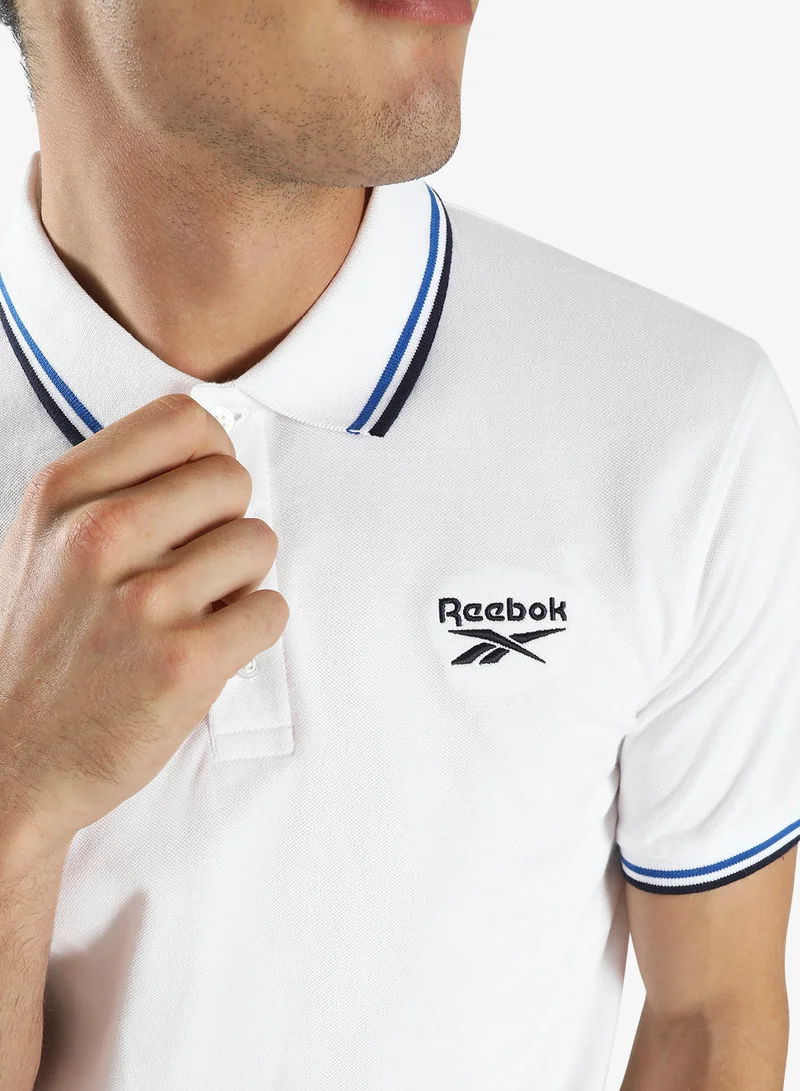 Reebok Id Striped Rib Polo