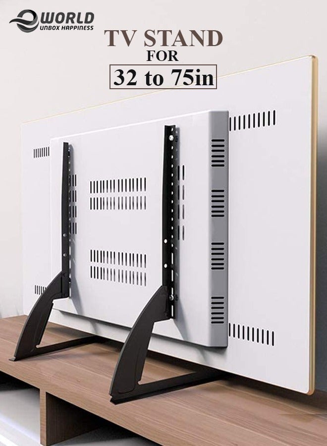 Eworld Universal TV Stand Height Adjustable Mount of 32 73 40 42 44 47 50 55 60 65 inch Plasma LCD LED Flat and Curved Screen TVs VESA 800mmx500mm - Image 3