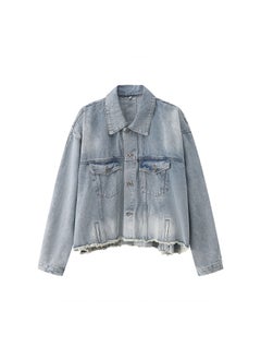 Loquat Men's Long Sleeved Jean Jacket  - Image 1