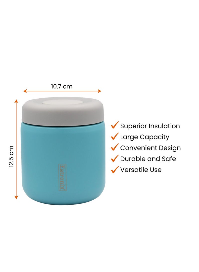Eatronix - Large Insulated Food Jar - 16oz Stainless Steel Thermos for Hot and Cold Meals - Wide Mouth with Pressure Release Valve and BPA-Free Lid - Keeps Food Fresh for 12 Hours - Ideal for Lunch Box or Travel - Image 1