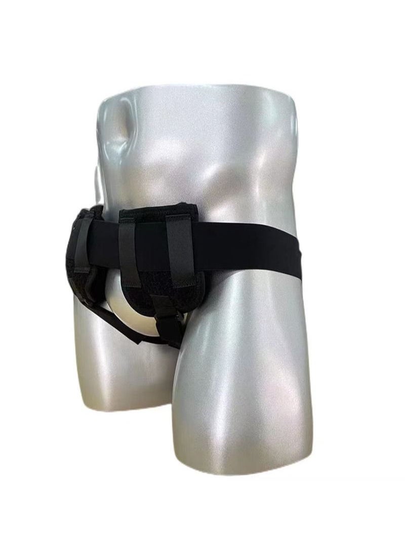 Aikanbo - Hernia Belt for Men and Women, Removable Compression Pad, Hernia Support Truss for Inguinal, with 2 Removable Compression Pads, Inguinal or Lower Abdominal Hernia Belt, for Incisional Hernia (Black) - Image 1