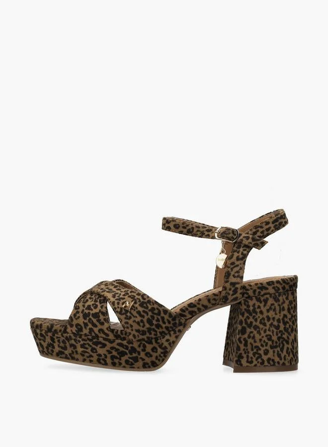 MEXX BROWN Mexx Nalina Nicky Heeled Sandal for Women | Best Price UAE