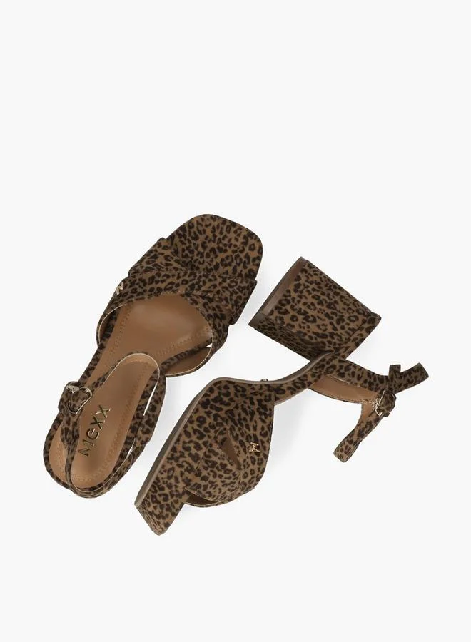 MEXX BROWN Mexx Nalina Nicky Heeled Sandal for Women | Best Price UAE
