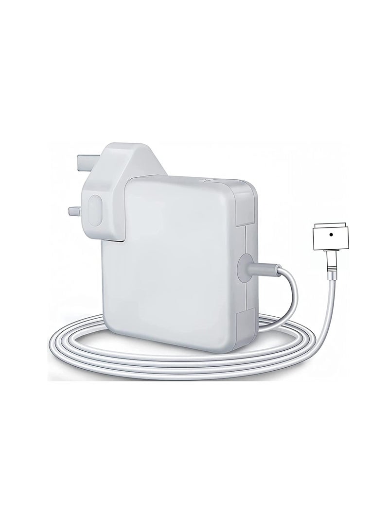 eTECH Replacement Compatible With MacBook Pro Charger (60W T-Tip) Magnetic-2 for 13" (2012-2015) - Fast Charging Magnetic Connection for Retina/Air 13"