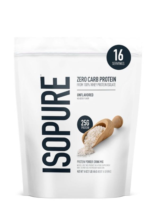 Isopure  Isolate Protein Powder Unflavored 1lb