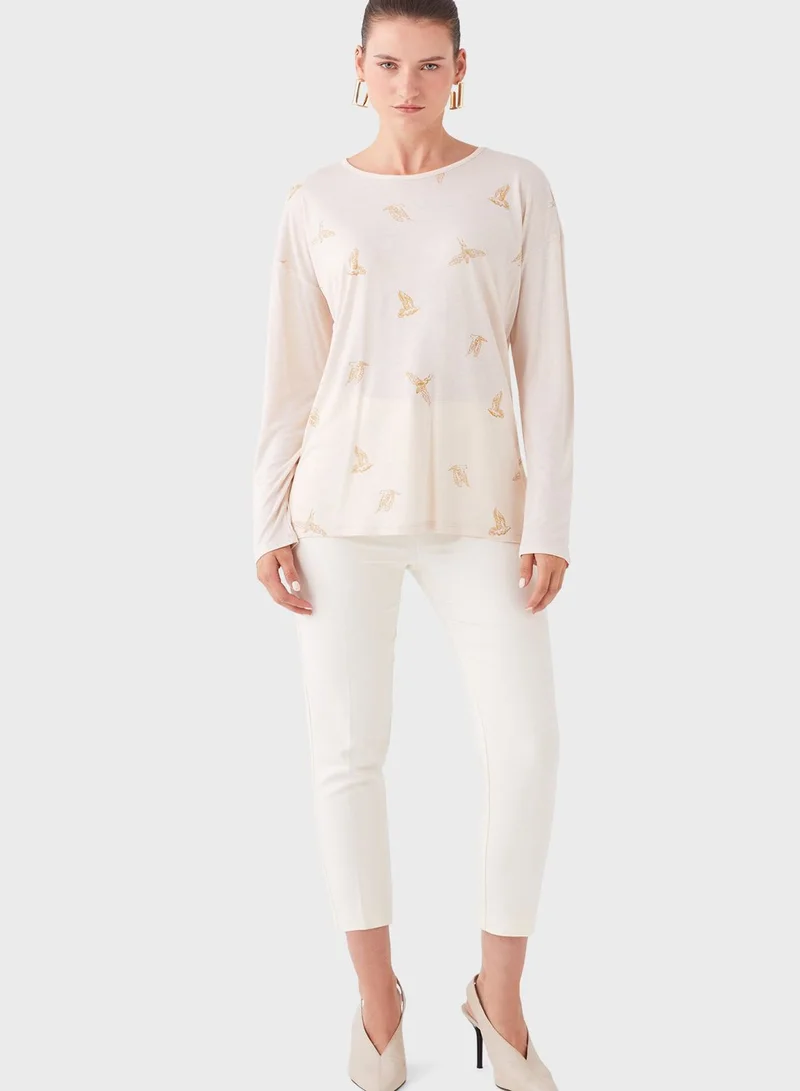 LC WAIKIKI Crew Neck Graphic T-Shirt