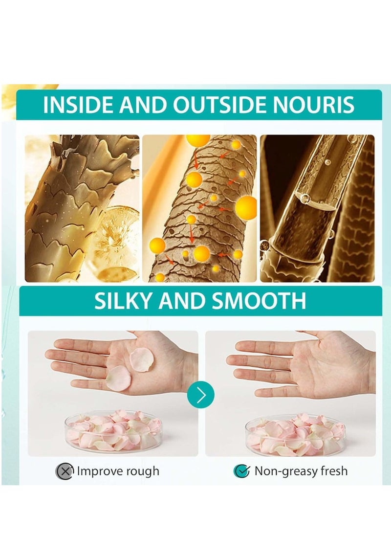 MOIKA Moroccan Argan Hair Oil Treatment (3.52 FL OZ), Long-Lasting Nourishing Oil for Dry & Damaged Hair, Skin, Face, Body, and Scalp â Weightless Formula for Repair and Hydration - Image 5