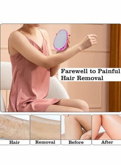 Excefore 2022 Crystal Hair Eraser, Magic Crystal Hair Remover, Painless Hair Removal Stone & Skin Exfoliator Tool for Men Women  - Image 4