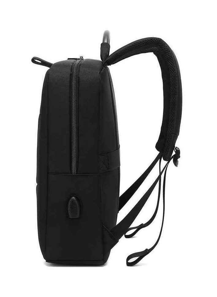 REBENUO Laptop Backpack Fits Up to 15.6" LaptopLarge Capacity Bag Travel Day Pack Multi-Functional, High Quality Nylon Fabric, Built-in Anti-shock Waterproof Foam, Black | CB-6207 - Image 5