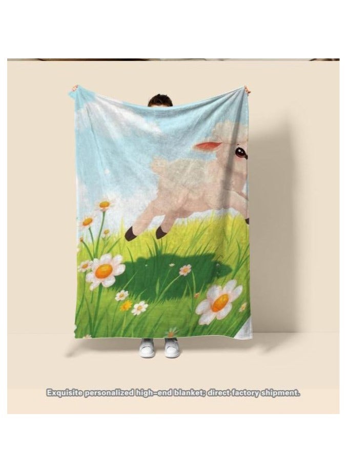 general Children's or student cartoon flannel thin blanket (warm and comfortable, suitable for sleep, games) 100cm*150cm - 637 - Image 5
