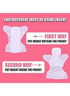 Chinmay Kids Baby'S All In One Washable Reusable Adjustable Cloth 2 Diapers With 4 Inserts (Multi Colour 024 Months)  - Image 5