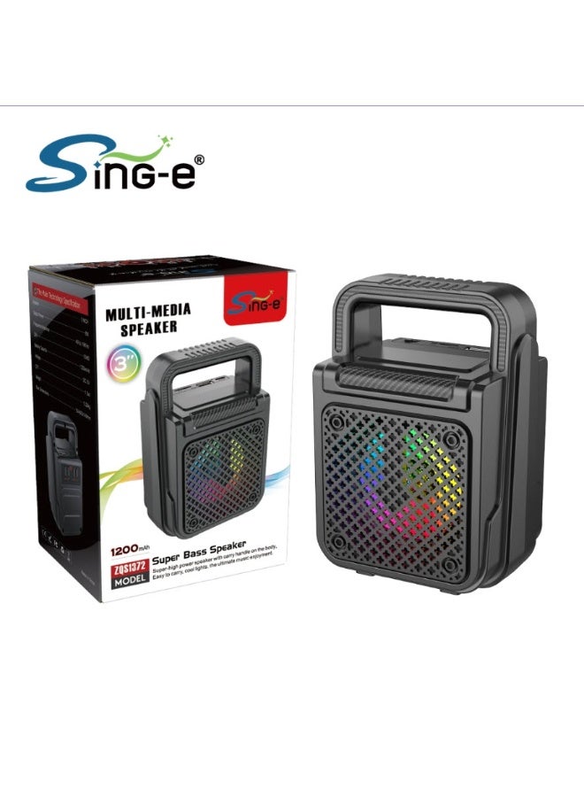 singe Portable Bluetooth Speaker - ZQS-1372. - Image 1