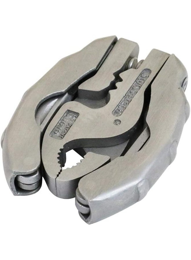 SWISS+TECH SWISS+TECH Polished Stainless Steel 9-in-1 Micro Pocket Multitool with Screwdrivers, Pliers (Single Pack)  - Image 3