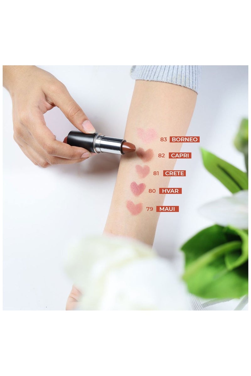 ليف كوزمتكس ليف روج مخملي بلون غني مدعم بشمع العسل للاستخدام اليومي | 82 CAPRI - Image 3