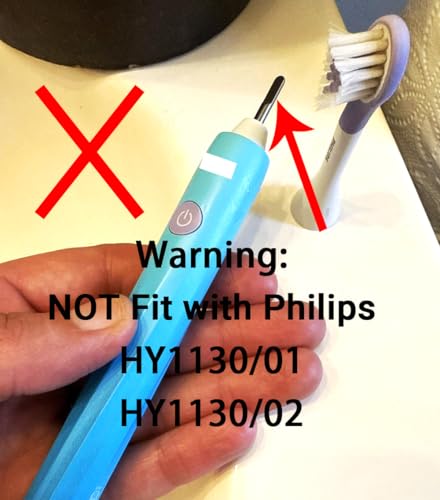 FUMEIKANG Kids Electric Toothbrush Heads Replacement Compatible with Philips Sonicare (Pack of 3) (Blue, Medium) - Image 4