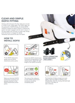 Nurtur Liberty Baby Kids 4 In 1 Car Seat 360 Degree Rotation Leg Support Isofix  10 Level Adjustable Headrest With Canopy  - Image 5