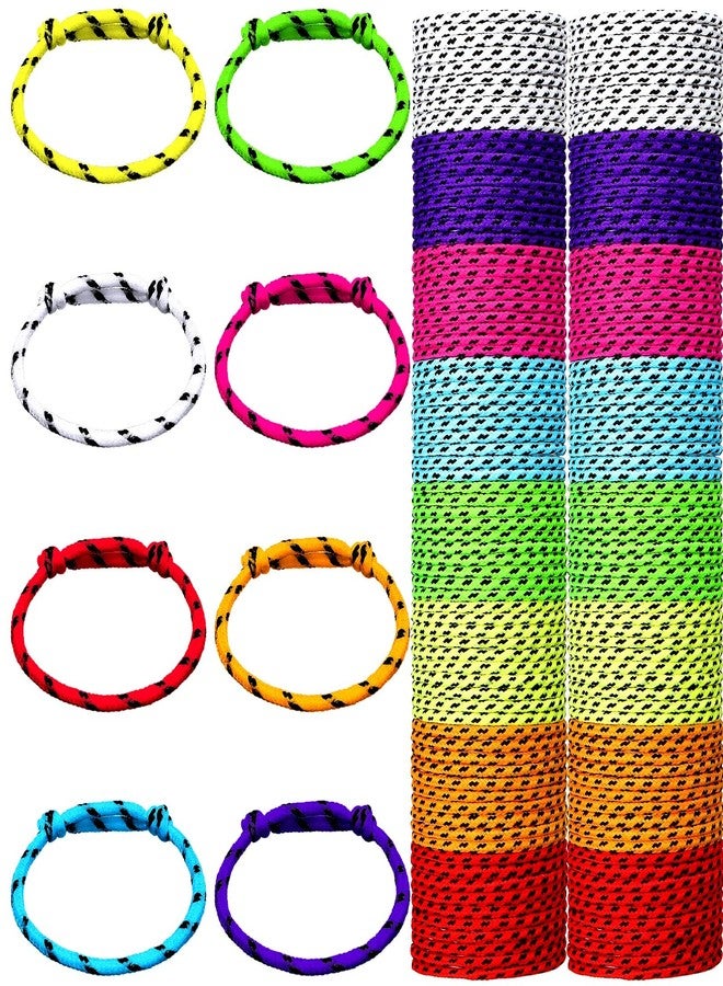 Remerry 168 Pcs Friendship Bracelets Rope in 8 Assorted Colors Adjustable Bracelets for Kids Neon Woven Rope for Girls and Boys Goody Bag Stuffers Party Favors(Bright Colors) - Image 1