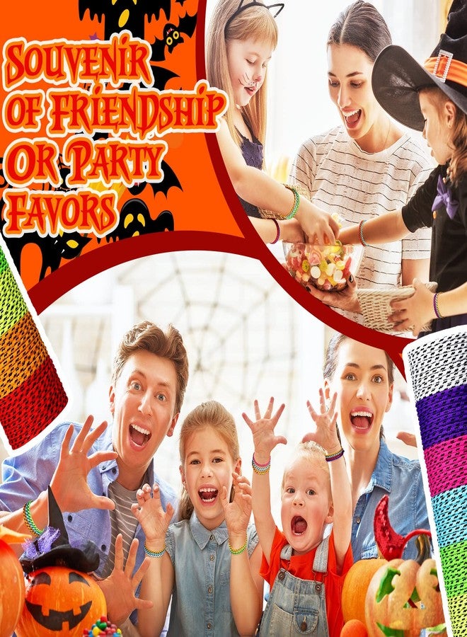 Remerry 168 Pcs Friendship Bracelets Rope in 8 Assorted Colors Adjustable Bracelets for Kids Neon Woven Rope for Girls and Boys Goody Bag Stuffers Party Favors(Bright Colors) - Image 4