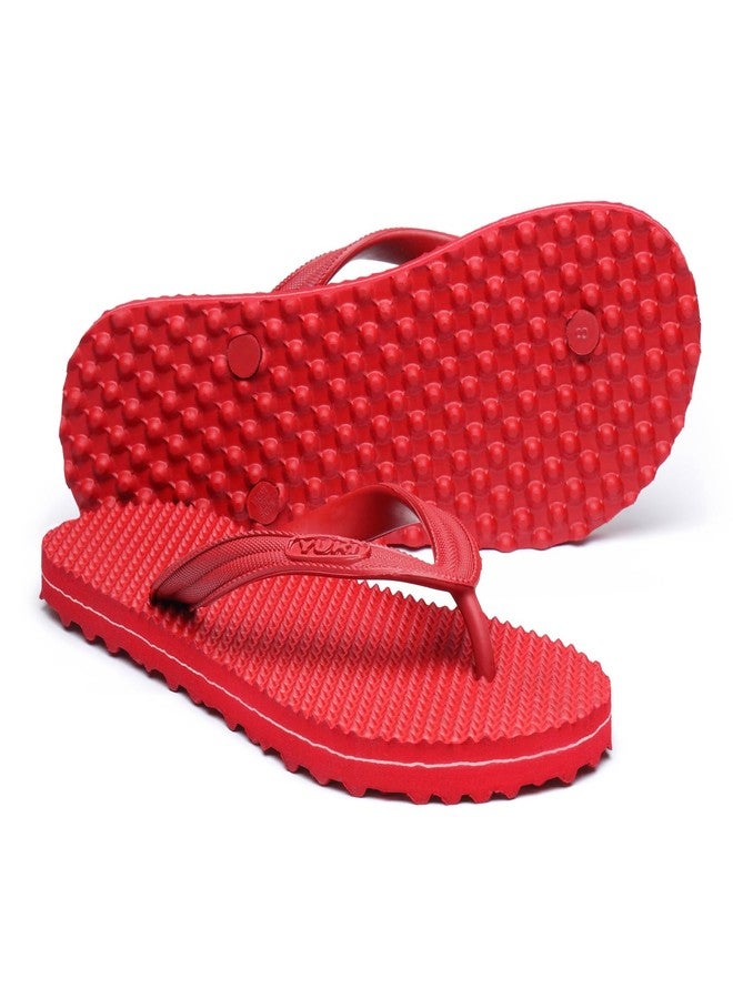 YUKI Men and Women Slipper Accupressure Flip Flops Hawai Chappal for Home Daily Use - Image 5