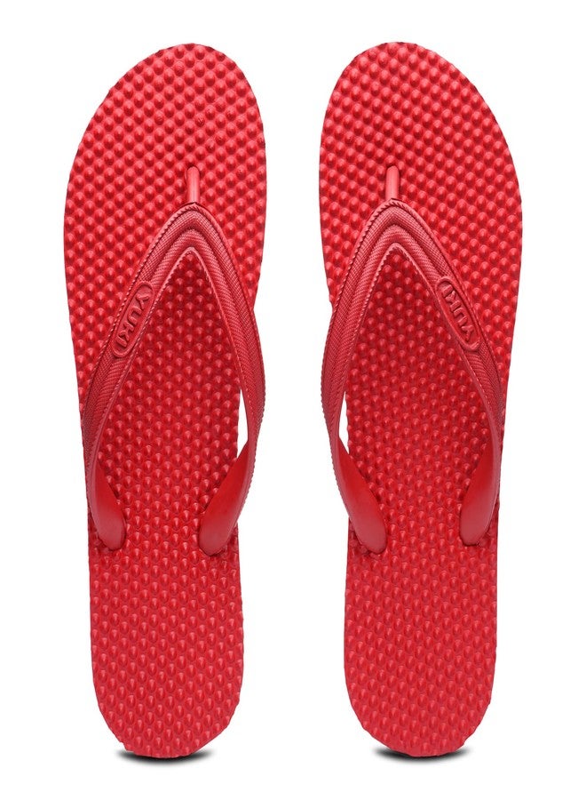 YUKI Men and Women Slipper Accupressure Flip Flops Hawai Chappal for Home Daily Use - Image 1