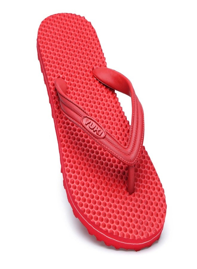 YUKI Men and Women Slipper Accupressure Flip Flops Hawai Chappal for Home Daily Use - Image 3
