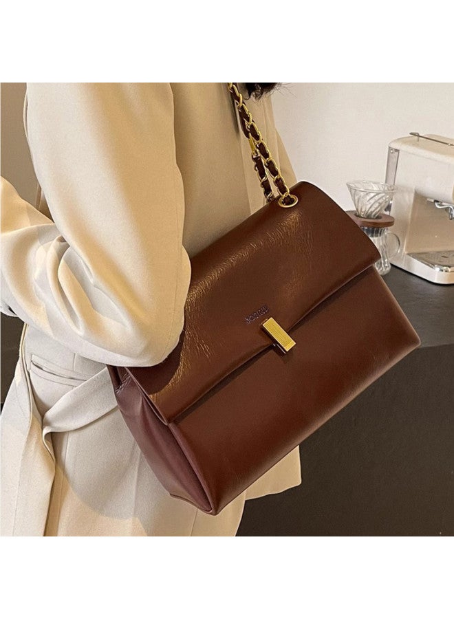 Josiny Women's Versatile And Simple Messenger Bag, Large Capacity High-end Shoulder Bag, Crossbody Bag For Women - Image 4